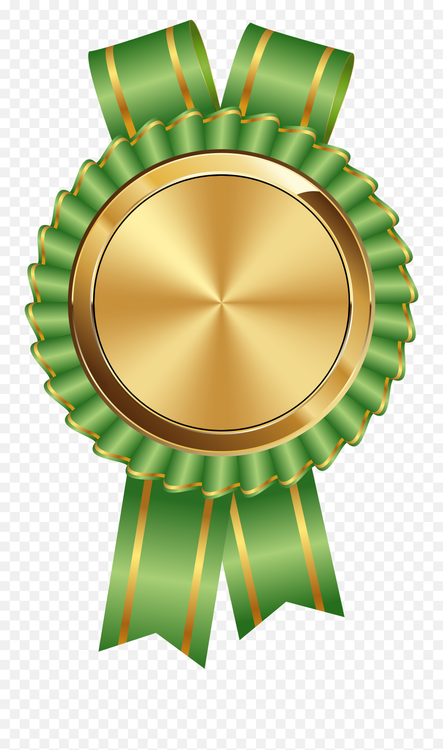 Medal Clipart Green Medal Green Transparent Free For - Green Badge Ribbon Png Emoji,Gold Medal Emoji