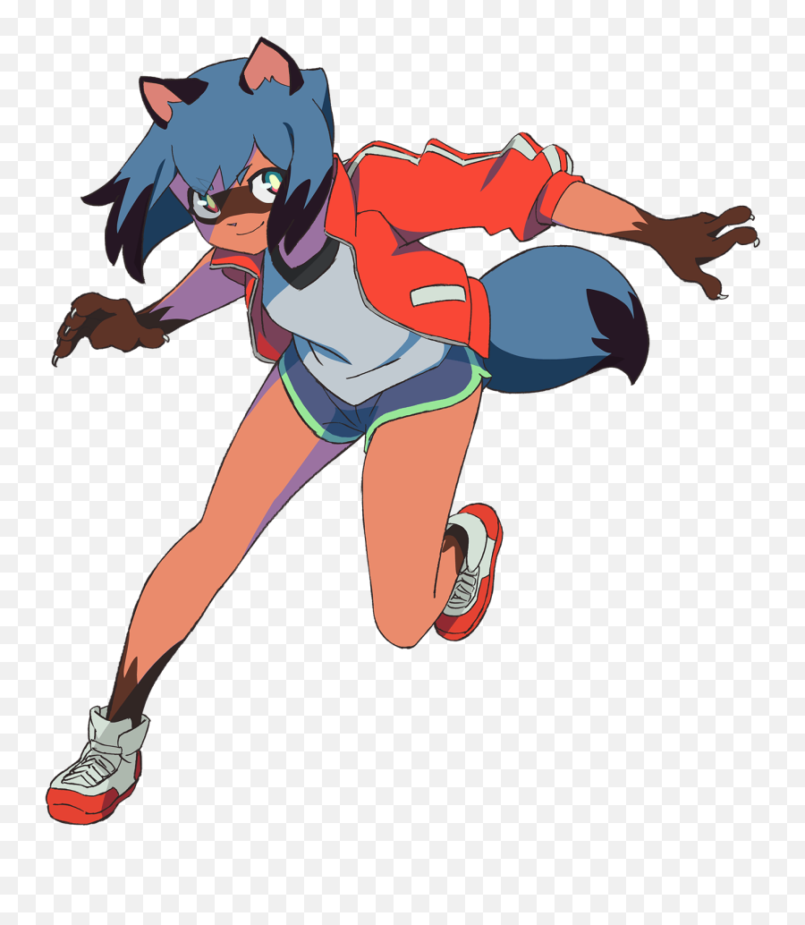 Anime Animalgirl Bna Sticker - Michiru Kagemori Png Emoji,Tanuki Emoji