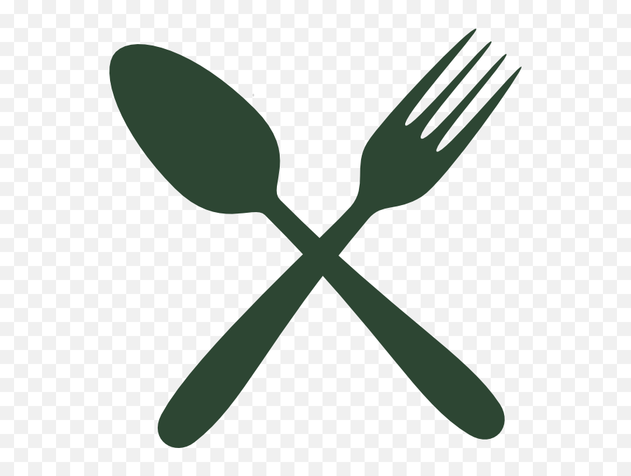 Fork Clipart Green Fork Fork Green - Spoon And Fork Cross Png Emoji,Ant Fork Knife Emoji