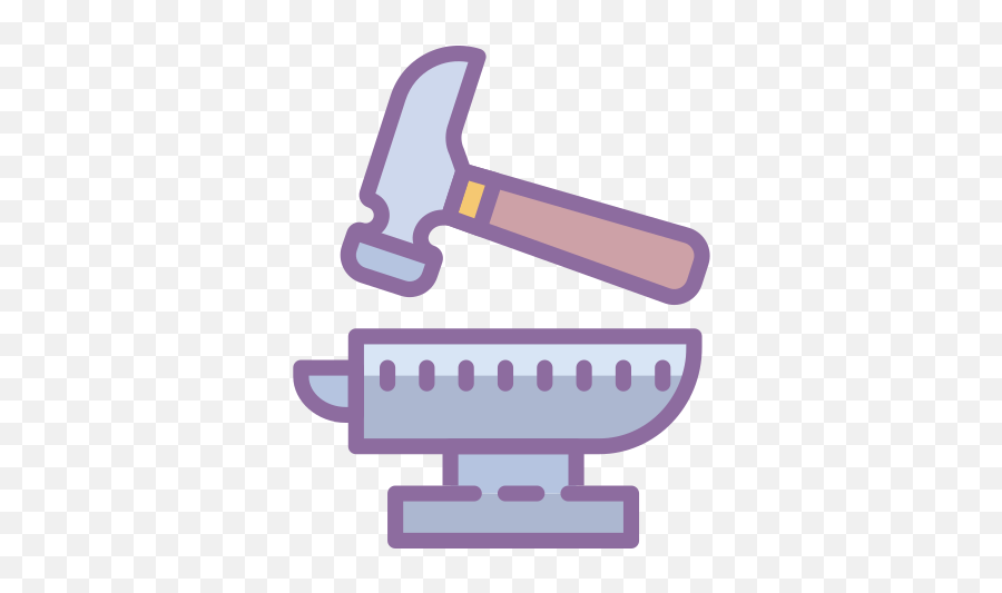 Hammer And Anvil Icon - Framing Hammer Emoji,Sledgehammer Emoji