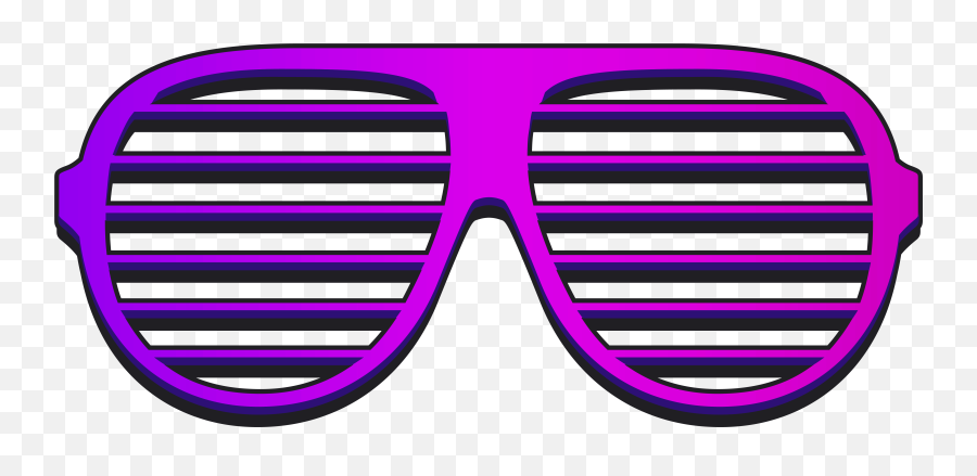 Sunglasses Clipart Purple Sunglasses Purple Transparent - Shutter Shades Clipart Emoji,Sunglasses Emoji Keyboard