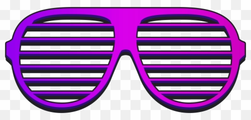 Sunglasses Clipart Purple Sunglasses Purple Transparent - Shutter Shades Clipart Emoji,Sunglasses Emoji Keyboard