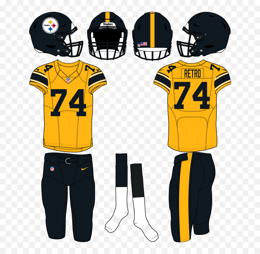 Nfl Reverse Retro Afc South - Revolution Helmets Emoji,Pittsburgh Steelers Emoji