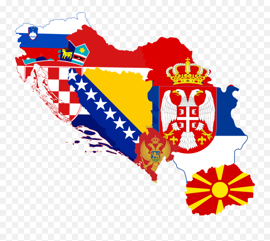 Yugoslavia Breakup Emoji,Serbian Flag Emoji