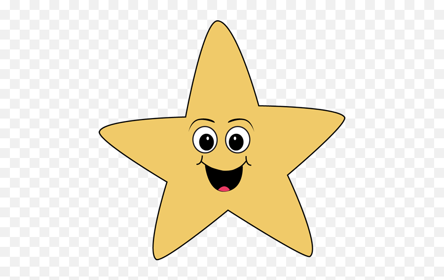 Smiley Star Png Cartoon - Star With Smiley Face Emoji,Lovestruck Emoji