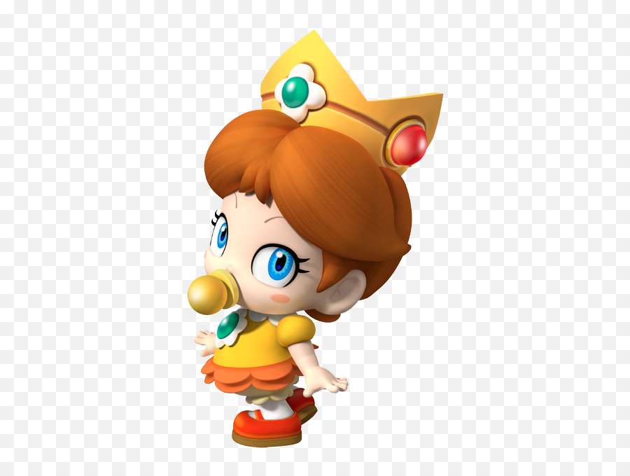 Baby Daisy - Super Mario Wiki The Mario Encyclopedia Baby Princess Daisy Emoji,Baby Hold My Flower Emoticon