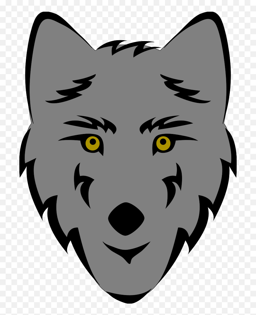 Wolf Clip Art - Wolf Face Drawing Easy Png Download Full Wolf Drawing Face Easy Emoji,Howling Wolf Emoji