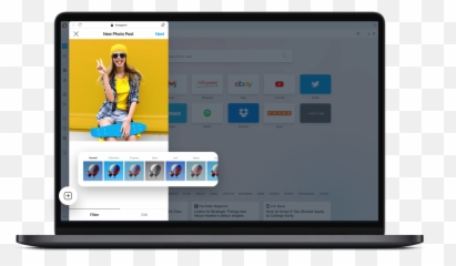 Instagram In Opera Post View And Message On Desktop Opera - Technology Applications Emoji,Como Poner Emojis En Laptop