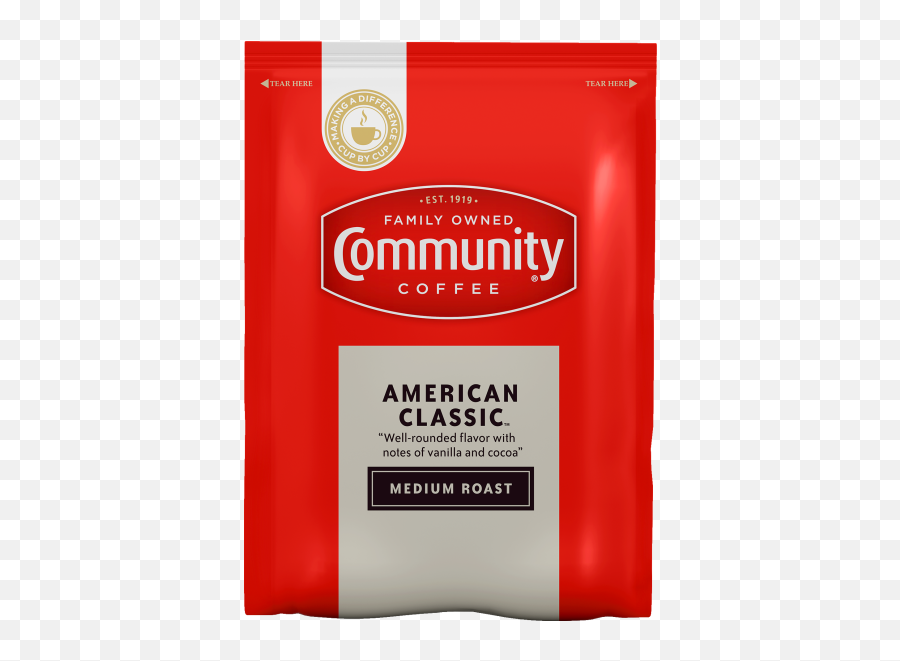 American Classic Ground Coffee Packets 30 Oz 20 Count - Community Coffee Emoji,Emoticons 
