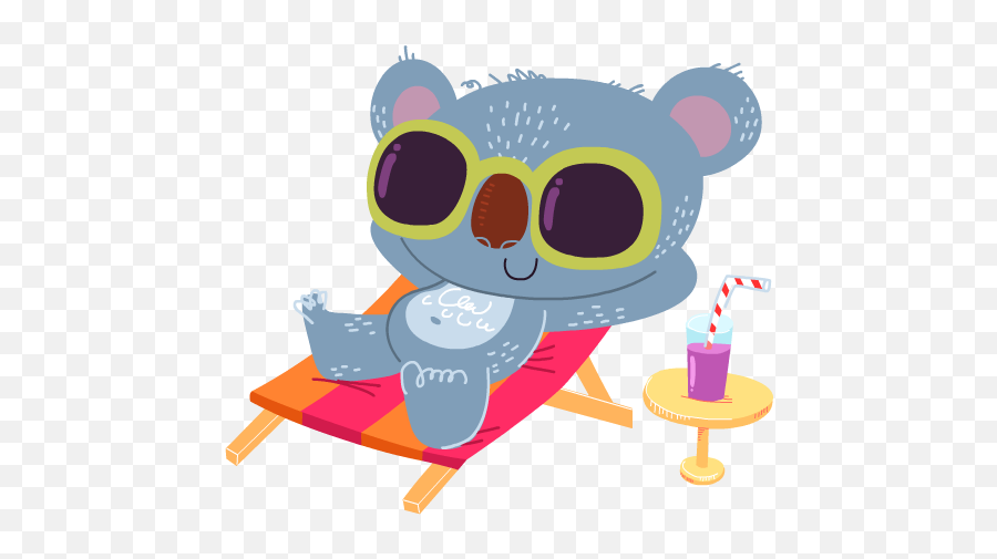 Koala Illustration - Happy Emoji,Koala Emoji Png