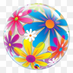 Flowers And Butterflies Bubbles Balloons Balloon Place - Bouquet Happy Mothers Day Balloons Emoji,Hawaiian Flower Emoticon
