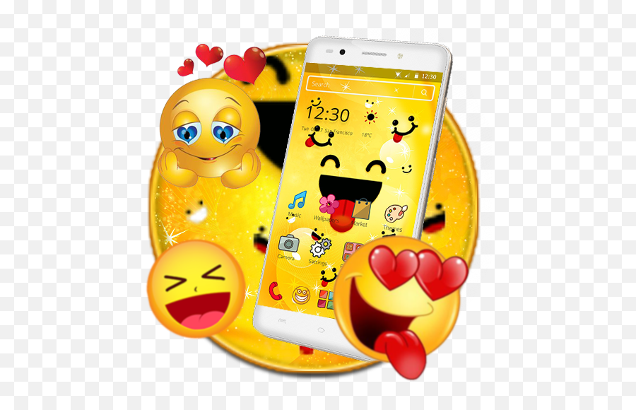 Emoji Cute Lovely Theme U2013 Apper På Google Play - Smartphone,Hell Emoji
