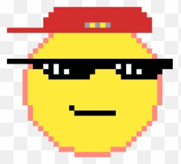 Carita Fachera Facherita - Cereal Pixel Art Emoji,Emoji Drawing Challange