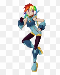 Zeromidnight Rainbow Dash Emoji,Emotions Megaman