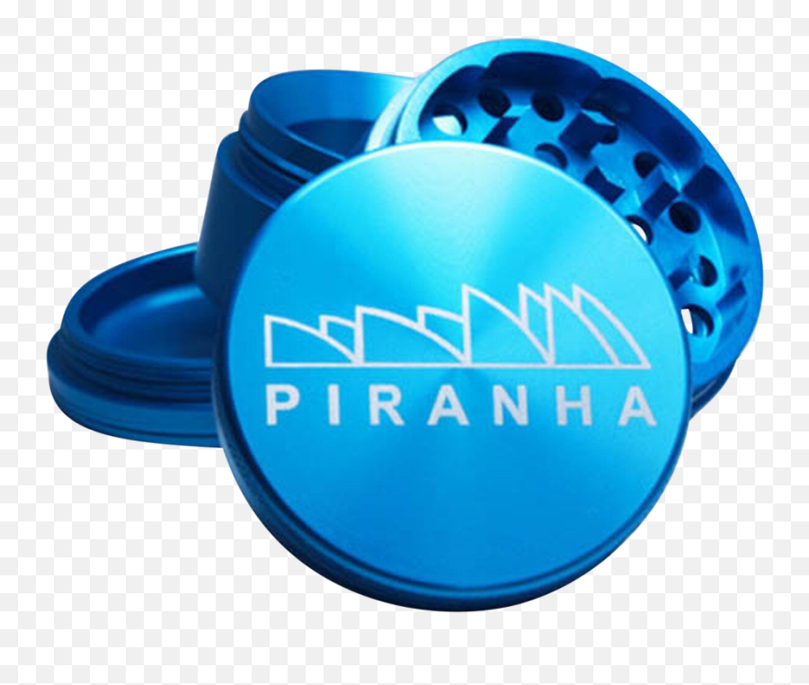 Piranha Medium 25 4 - Piece Grinder Solid Emoji,Hockey Mask Emoji