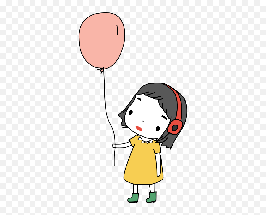 Little Girl With Balloons Free Svg File - Svgheartcom Emoji,Soccer Emoji Girl