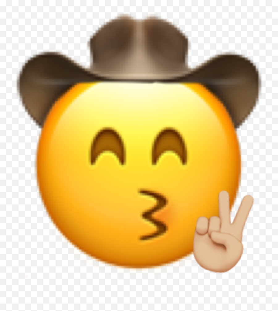 Cowboyemoji Emoji Sticker By Itzelanahiherrera,Emoji With Money Mouth