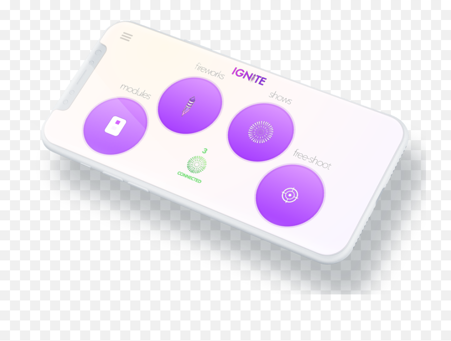 Ignite Usa - Smart Phone Enabled Fireworks Firing System Emoji,Purple Firework Emoji