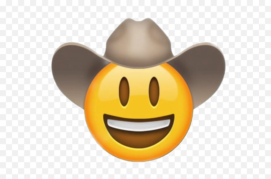 Yeehaw Cowboy Emoji Like Sticker - Cowboy Face Emoji Png,Yeehaw Emoji