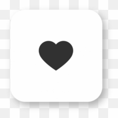 Instagram Heart White Square Transparent Background - Instagram Heart Icon White Png Emoji,Instagram Logo Emoji