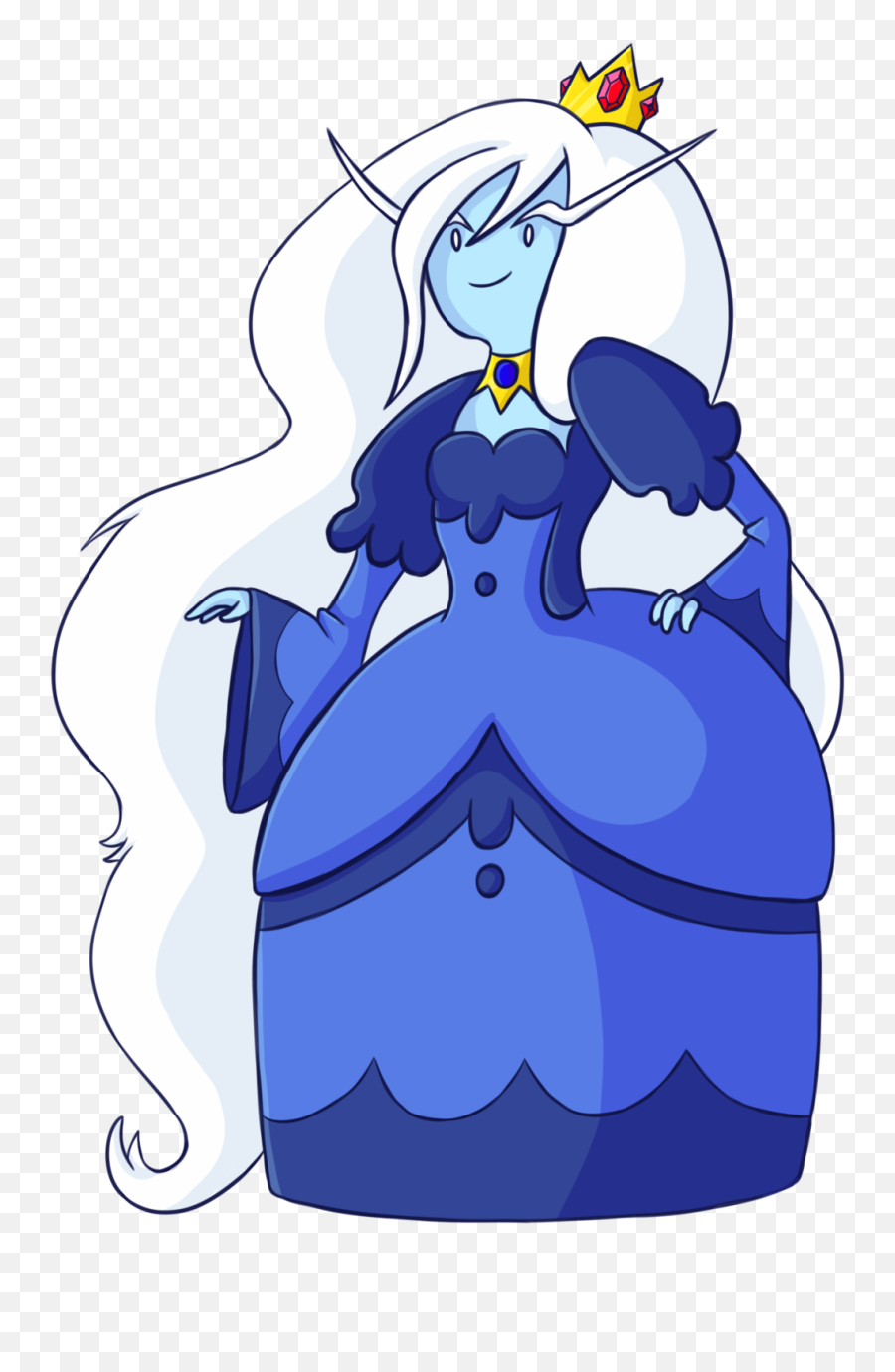 Fairy Tale Characters - Ice Queen From Adventure Time Emoji,Fairy Tail Emojis