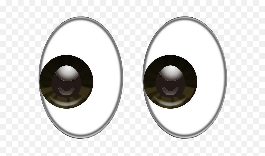 Big Eyes Emoji Sticker - Eyes Emoji Transparent Background,Eyes Emoji Meme