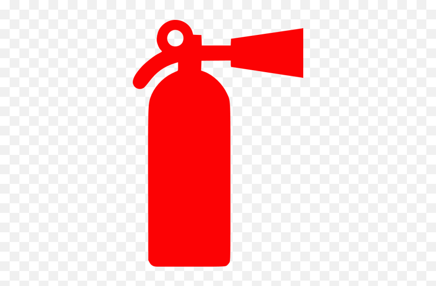 Red Fire Extinguisher Icon - Red Fire Extinguisher Logo Emoji,Fire Emoticon Text