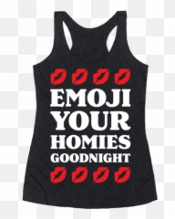Emoji Racerback Tank Tops Lookhuman - Chill Ie,Peach Emoji Meme
