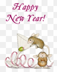 Happy New Year Tags To Post And Snag - House Mouse Design New Years Eve Emoji,Happy New Year Animated Emoji