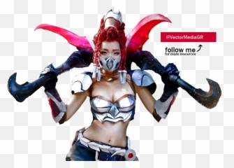 Akali League Of Legends Cosplay - Cosplay Lol Png Emoji,Emoji Cosplay