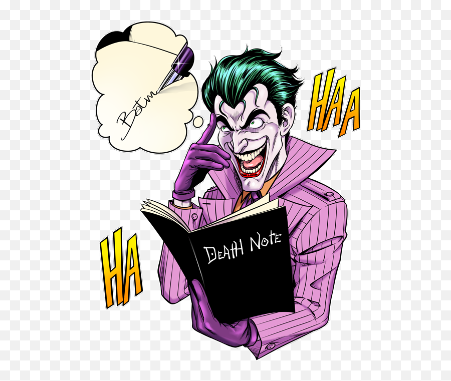 The Joker And The Death Note Preview - Parody Clipart Full Minecraft Easy Pixel Art Death Note Emoji,Batman Joker Emoji