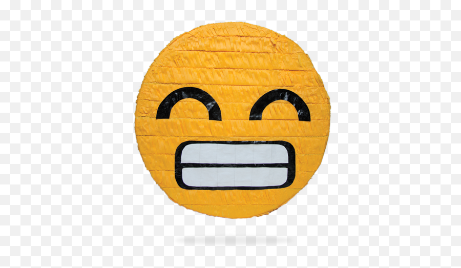 Grinning Emoji Piñata - Happy,Emoji Pillow Kit