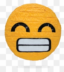 Grinning Emoji Piñata - Happy,Emoji Pillow Kit