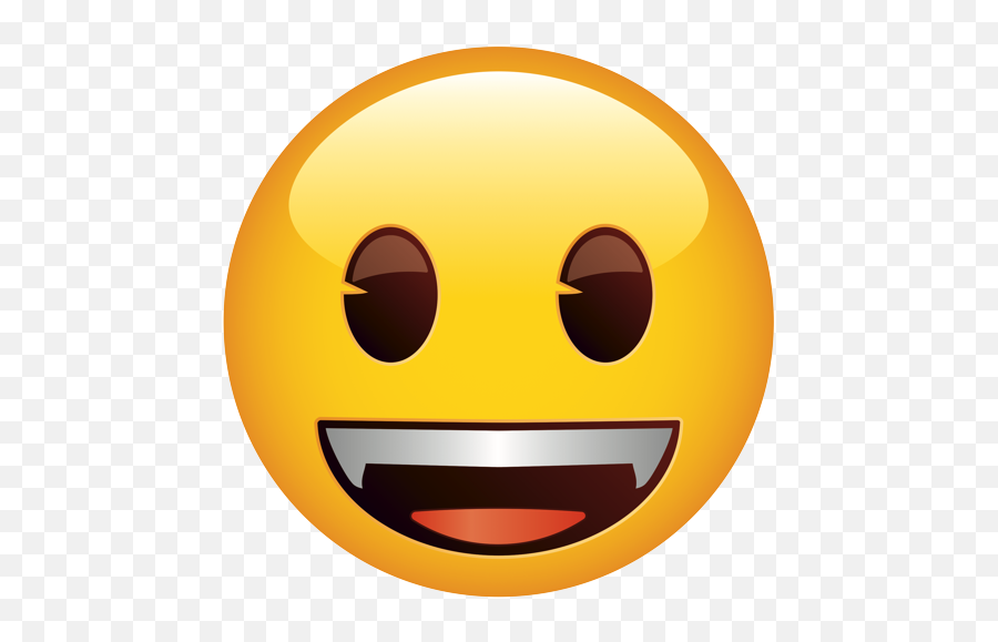 Grinning Face With Sharp Teeth - Emoji The Official Brand,Teeth Emoji