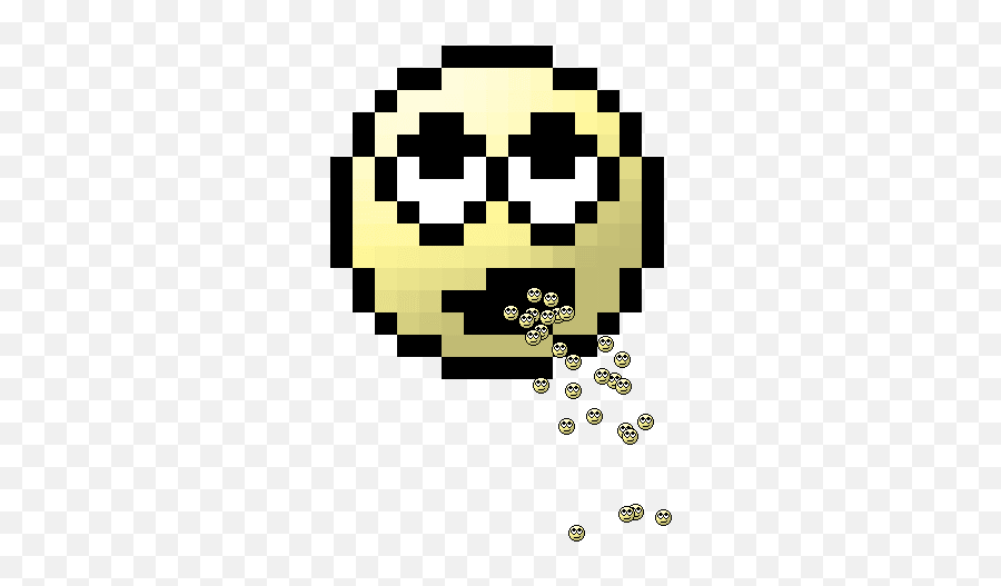 Emoji - Pixel Art Smiley Face,Roll Eyes Emoji