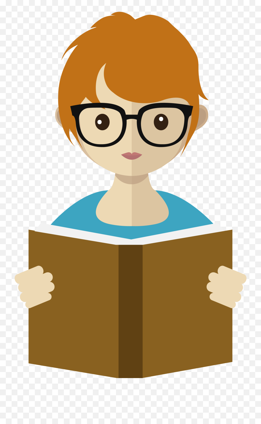 Female Teacher Reading A Book - Prodigy Cartoon Clipart Teacher Reading A Book Clipart Emoji,Teacher Emoji