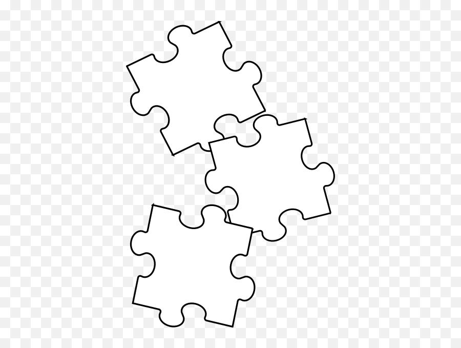 Black And White Puzzle - Black And White Puzzle Pieces Png Emoji,Autism Puzzle Piece Emoticon