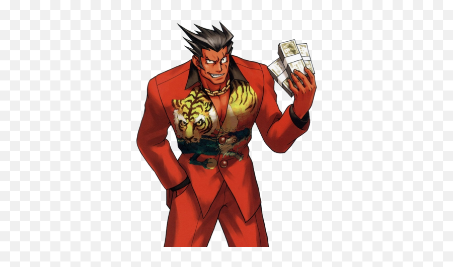 Phoenix Wright - Furio Tigre Emoji,Phoenix Wright Text Emoticons