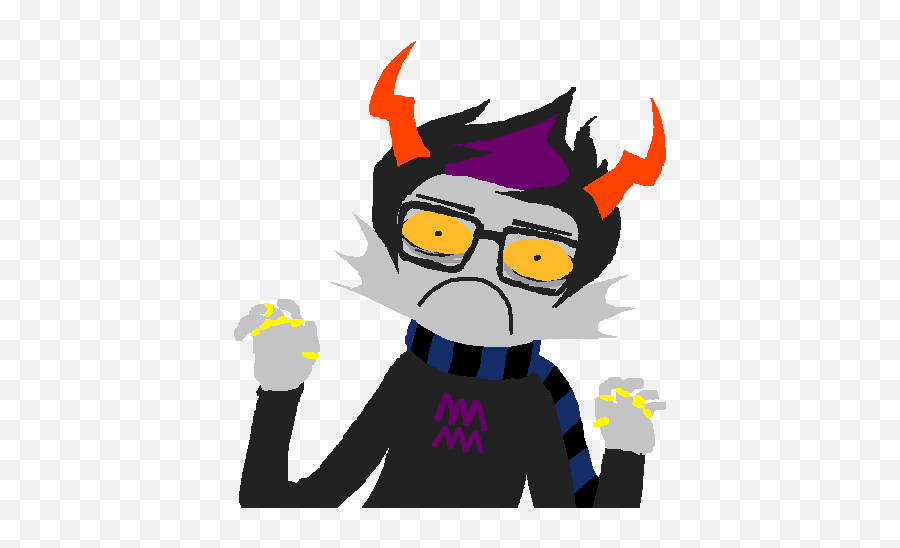 Pin - Eridan Gif Emoji,Anigif Flattening Of Emotions Death