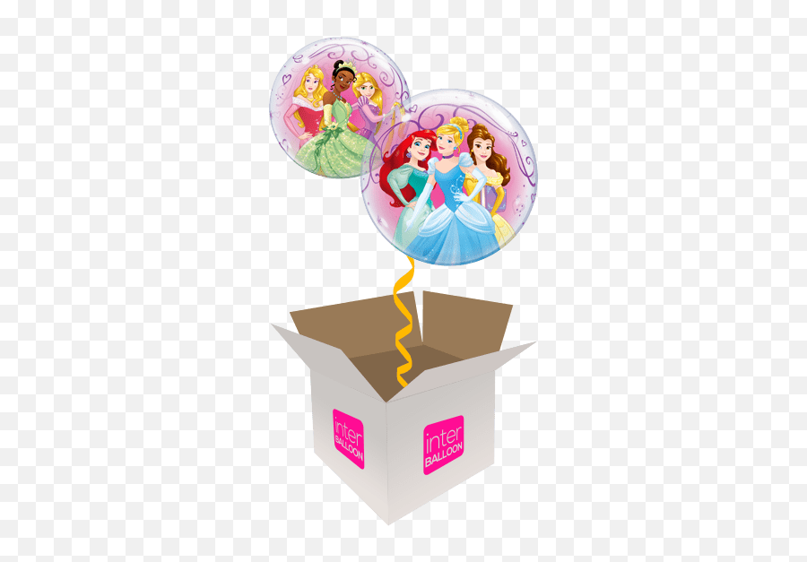 Disney Helium Balloons Delivered In The Uk By Interballoon - Burbujas De Princesas Disney Emoji,Disney Princess Es Emojis