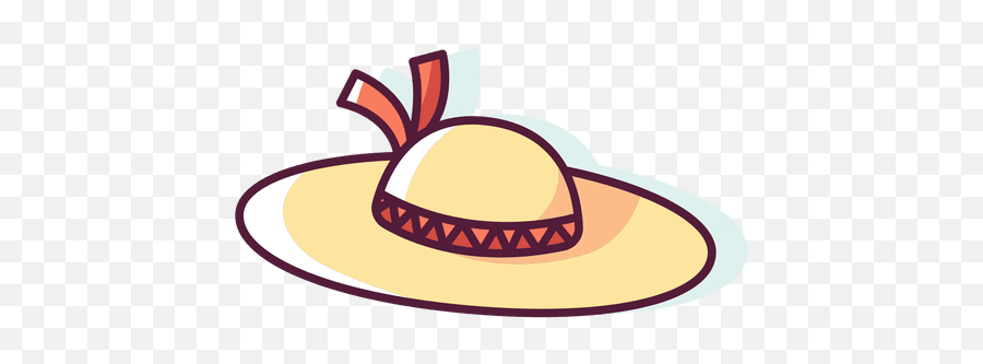 Beach Hat Woman - Transparent Png U0026 Svg Vector File Sombrero Playa Dibujo Png Emoji,Emoticon De Chancla