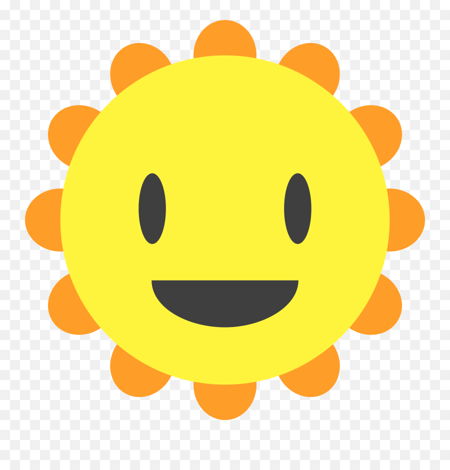 Emoticonsmileyyellow - Cartoon The Sun Png Clipart Full Cartoon Sun Icon Png Emoji,Sun Face Emoji
