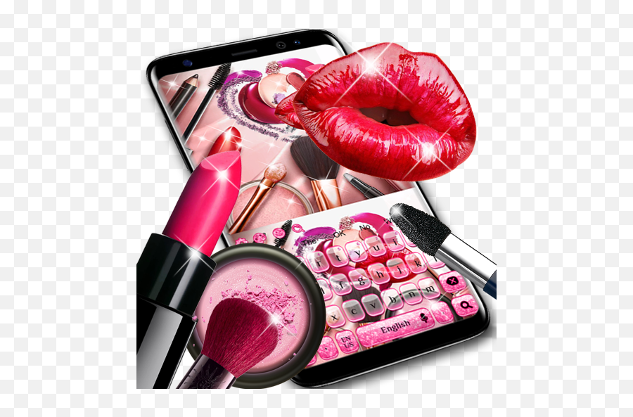 Makeup Live Keyboard U2013 Aplikácie V Službe Google Play - Makeup Brushes Emoji,Emojis Cute Makeup