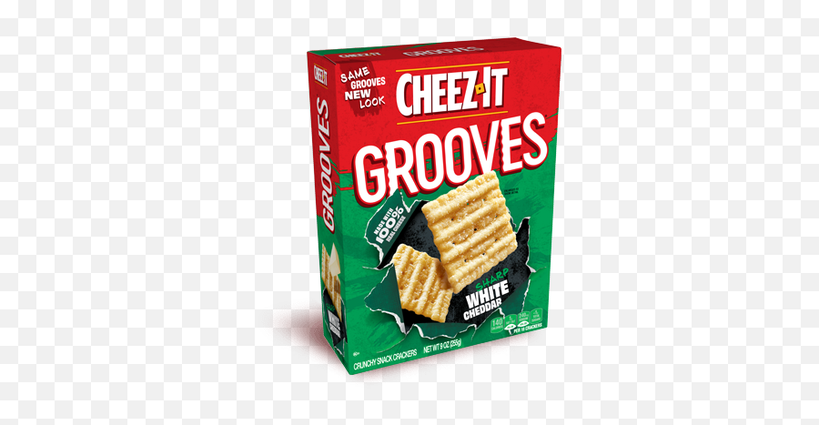 Grooves Sharp White Cheddar Snack - Cheez It Grooves White Cheddar Emoji,Cheez-it Cheese Emoticon