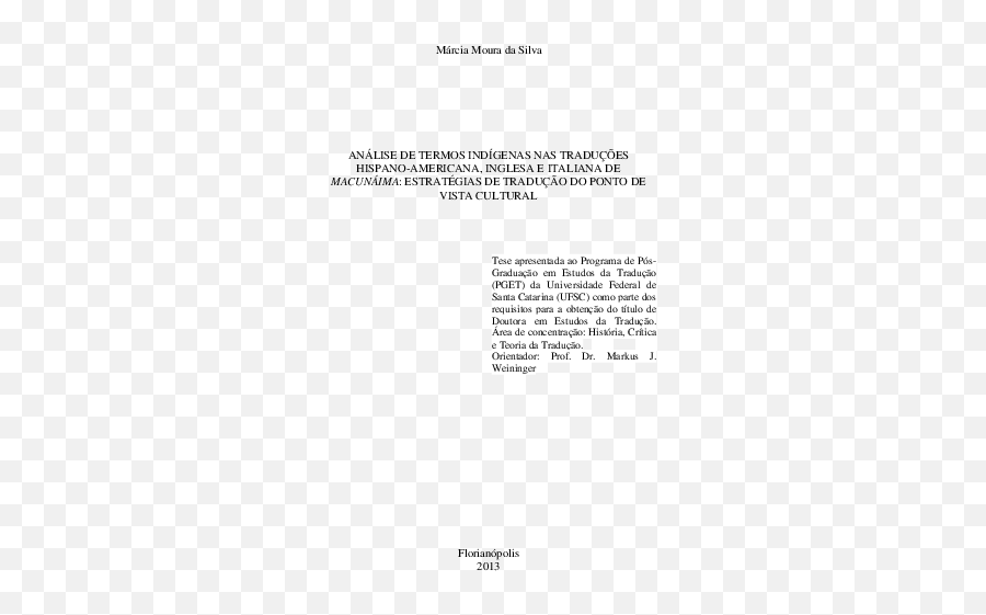 Pdf Análise De Termos Indígenas Nas Traduções Hispano - Document Emoji,Falcon Emotion Mt 6 Usata