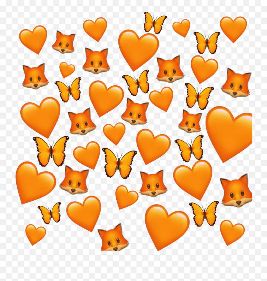 Emoji Butterfly Orangebutterfly Sticker By - Girly,Fox Emojis Transparent Background
