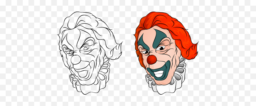 Scary Clown Public Domain Image Search - Fictional Character Emoji,Projared Clown Emoticon Meaning