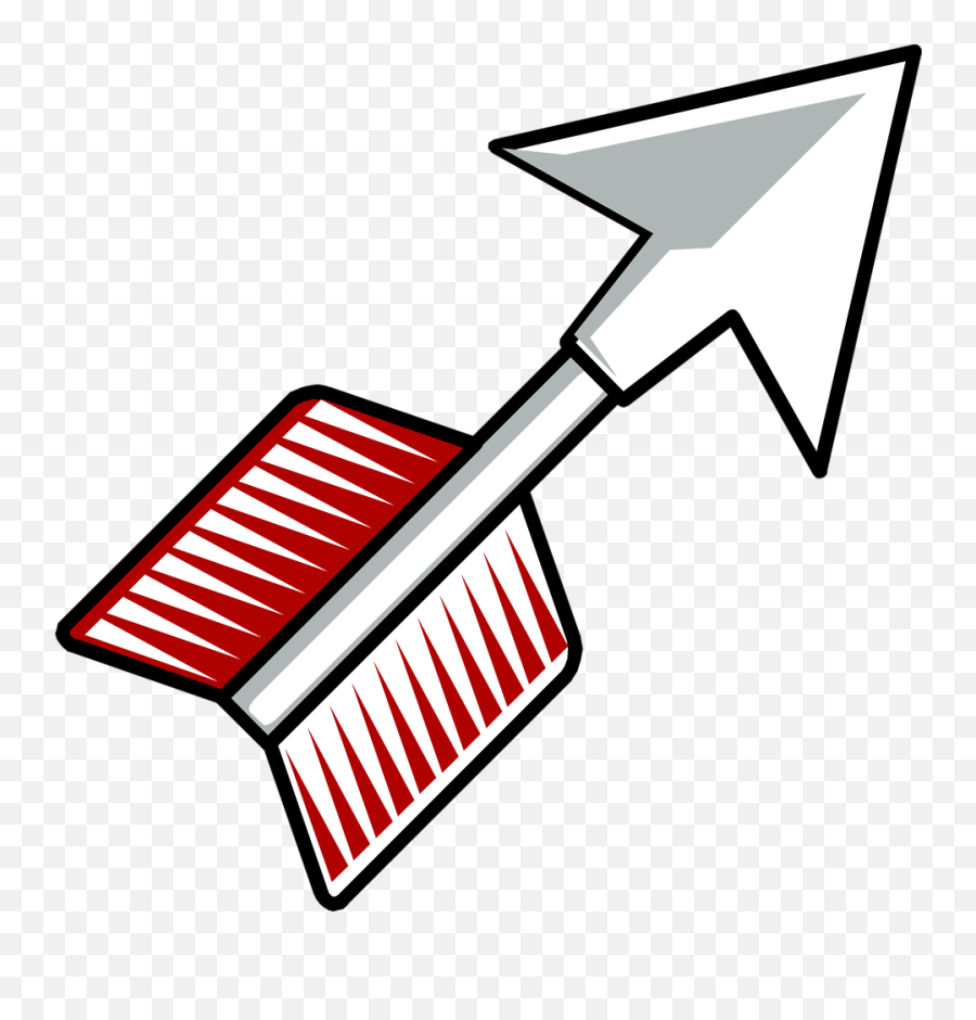 Red Bow Arrow Clip Art - Cartoon Pics Of Arrows Emoji,Bow And Arrow Emoji