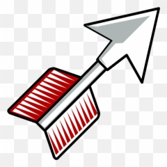 Red Bow Arrow Clip Art - Cartoon Pics Of Arrows Emoji,Bow And Arrow Emoji