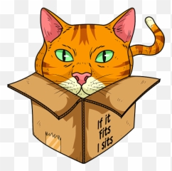 If Itu0027s Fits I Sit - Cat Box For Men Women Kids Owner Funny Litter Box Emoji,Quote Men Show Emotions
